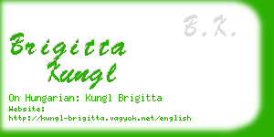 brigitta kungl business card